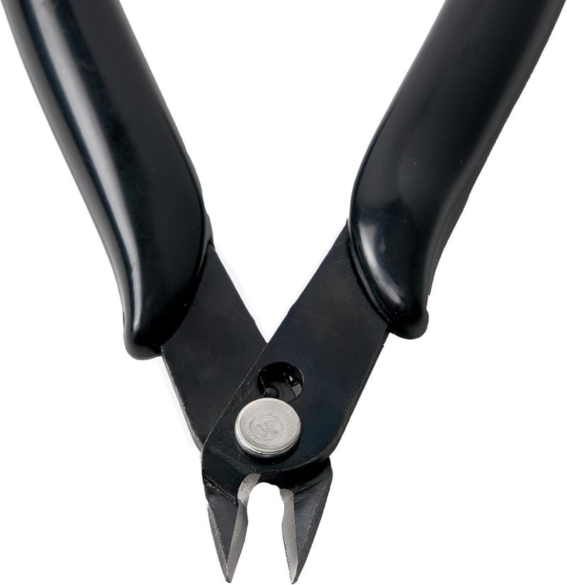 LB2 5 Inch Model Nipper, Plastic Model Tools for Beginners, Sharp Blade Gundam Nipper with Non-Slip Grip, Spure Cutter for Electronics, Gunpla Model Building, Jewelry (Black) - Image 3